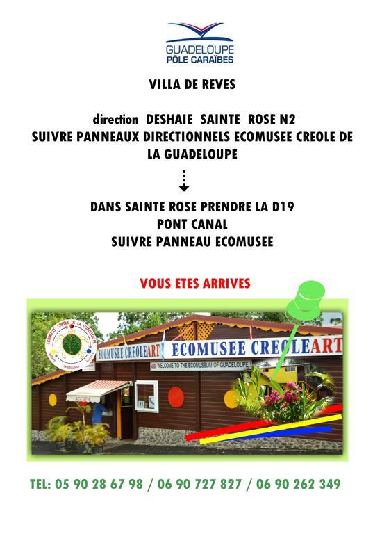 L'Ecomusee Creole De La Guadeloupe Sainte-Rose Exteriör bild